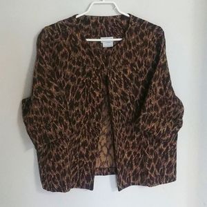 Animal Print Blazer